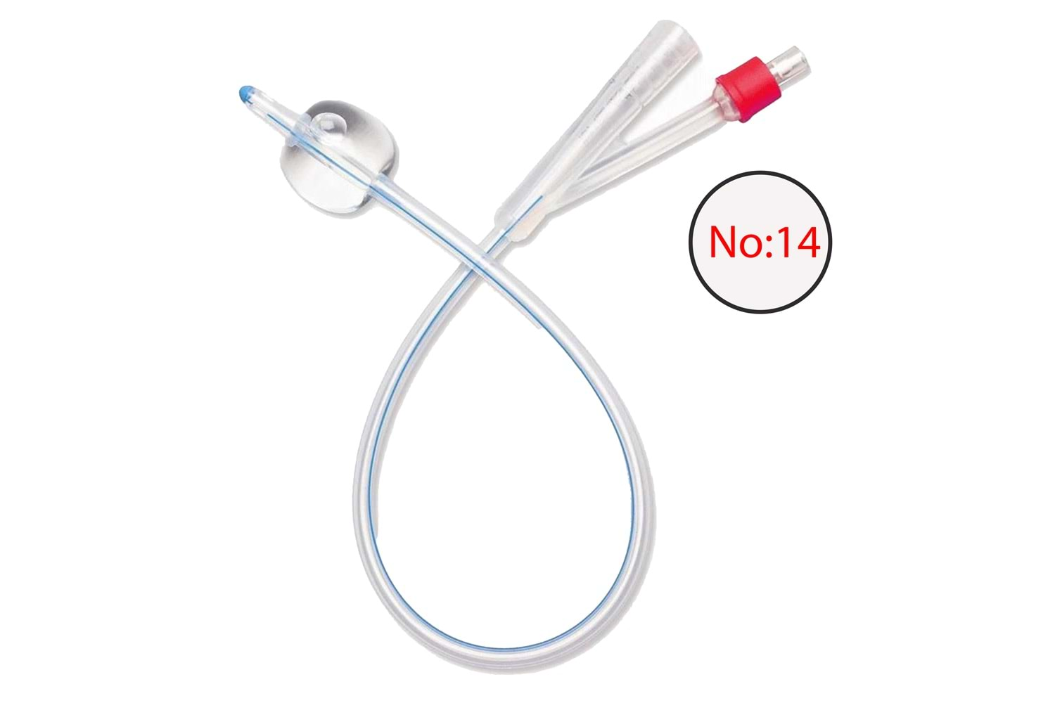 Silikon Foley Sonda 2 Yollu No:14